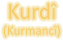 Kurde (Kurmanji)